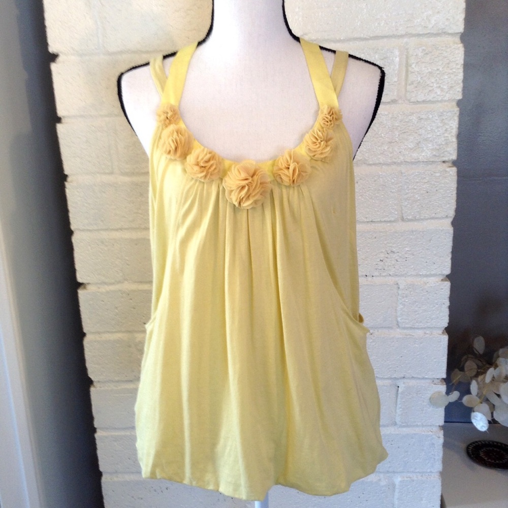 Anthropologie Deletta Floral Tank Top